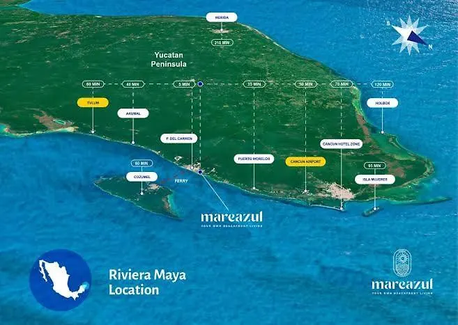 Apartmán Casa Bonita 315 N Playa del Carmen Mexiko